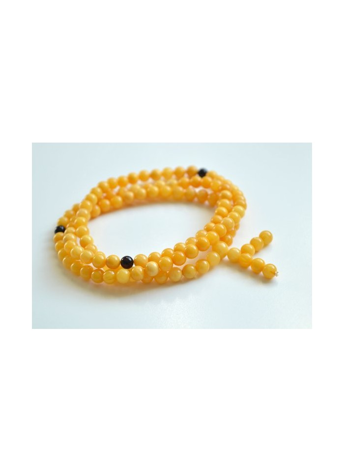 Tibetan Buddhist Mala Prayer 108 Baltic amber beads