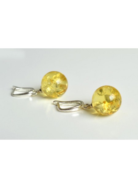 Goldplated Jewelry Amber Earrings Baltic Amber Earrings. Goldplated silver earrings Genuine Amber Earrings Silver 925 Jewelry