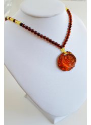 Amber Rose Cognac Necklace